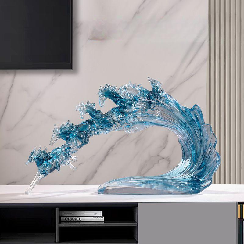 Exquisite Horse Decoration, Handicraft, Fortune, Office, Living Room, Household Horse to Success, Desktop Arts and Crafts