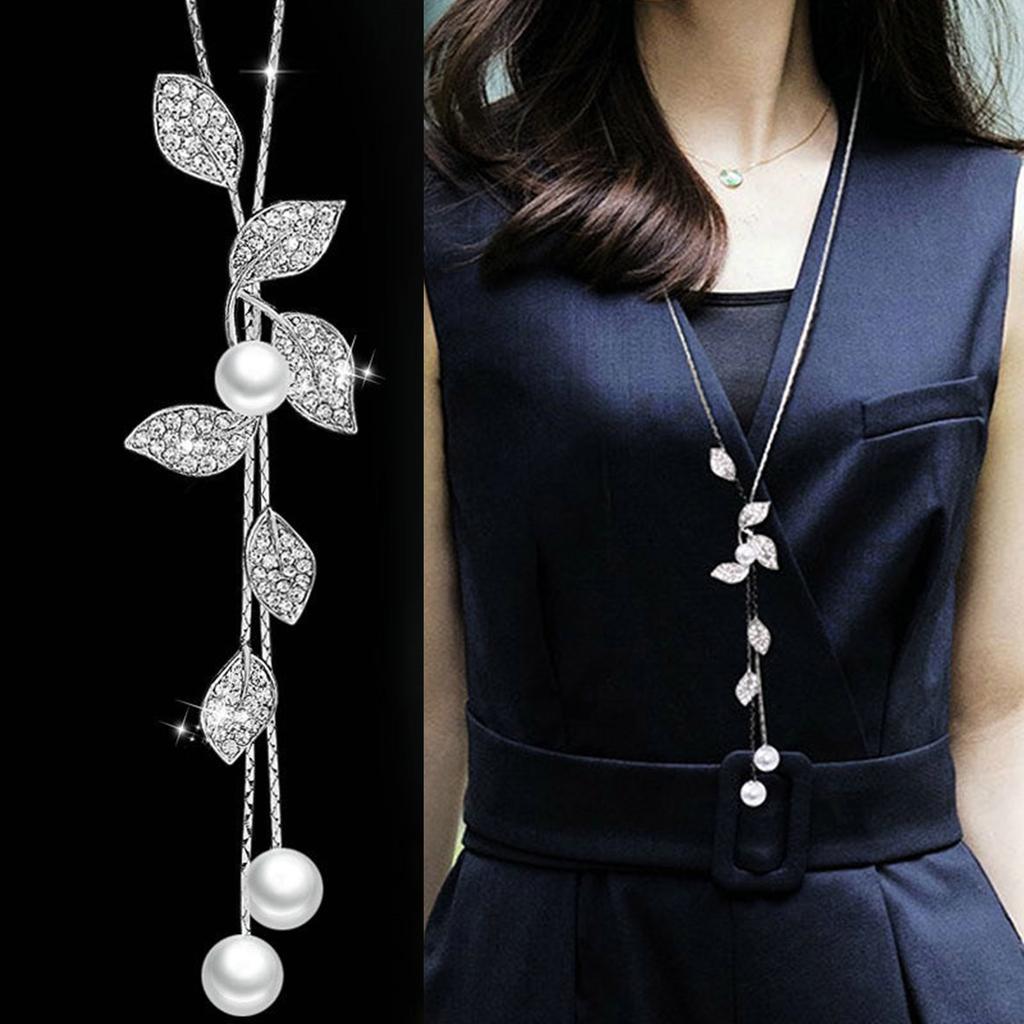 Tassels Neck Jewelry Pendant Necklace Leaf Necklace Adjustable Length Necklace Unisex Jewelry for Party Everyday Wear