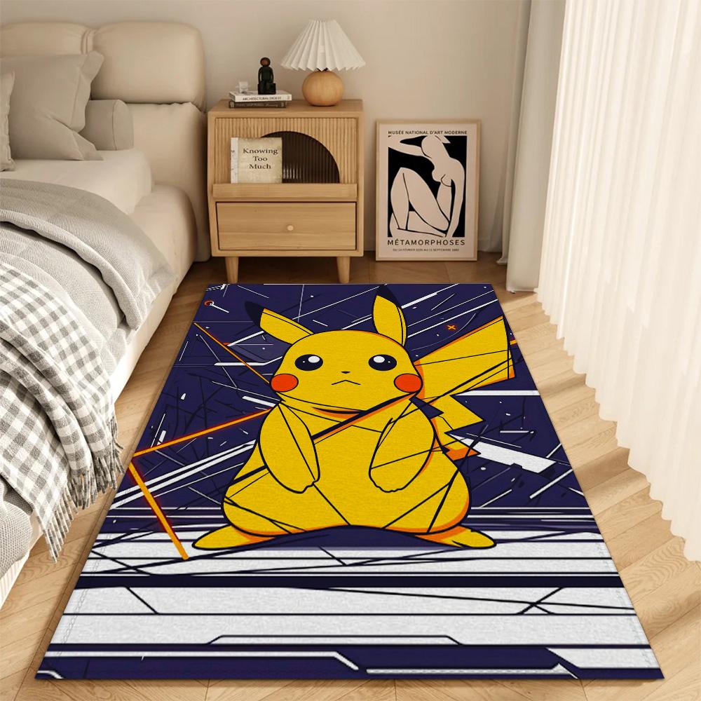 

Fashion Entrance Door Mat Kitchen Carpet Living Room Rugs Decoration P-pikachu Bath Mats Outdoor Doormat Bedroom Rug Carpets 40x60cm