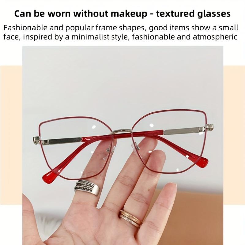 1Pcs New Metal Frame Men And Women Fashion Glasses Tac Material Day And Night Anti-Blue Light Glasses