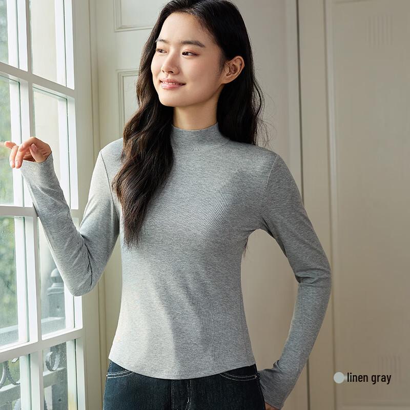 

Hello Sunny Women s Wool Blend Thermal Antibacterial Mid-Neck Base Layer 2XL /175