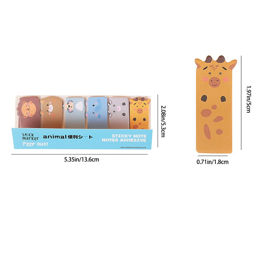 Cute cartoon animal series row seat convenient post creative n times post high appearance guide post message note post