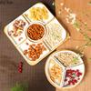 Ceramic Snack Platter Fruit Plate Dried Fruit Plate Snack Plates Candy Bowl Dessert Plates Dim Sum Dish Refreshments Tray