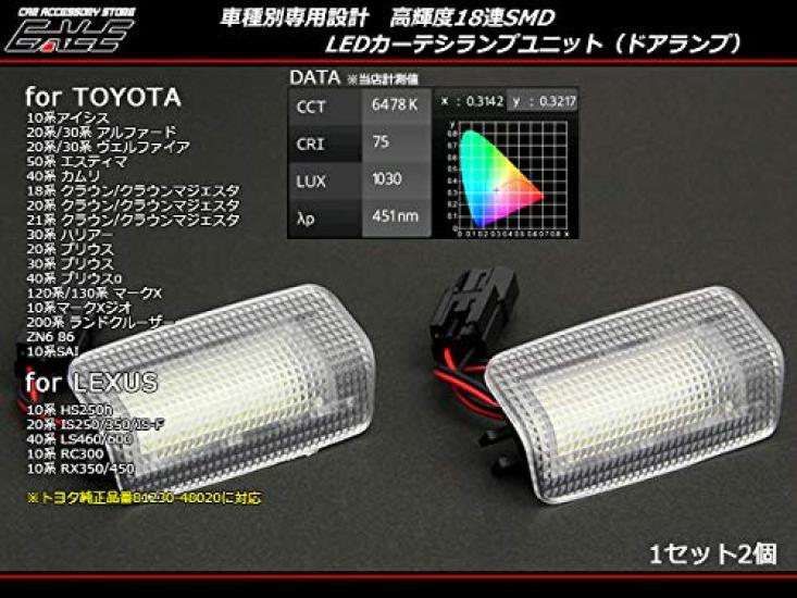 LED Courtesy Lamp for 20 30 Toyota/Lexus Series, Series, Alphard, Vellfire, Etc. R-129