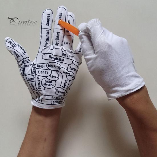 Zestaw rękawic do akupunktury Rękawice do masażu refleksologicznego dłoni z różdżką do masażu akupresurowego Narzędzia do pielęgnacji dłoni Poprawiają zdrowie Złagodzą zmęczenie Prezent dla rodziców