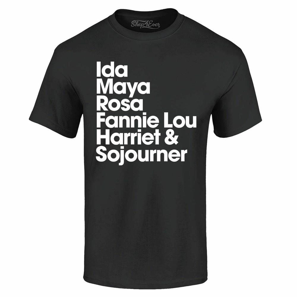 

Inspirational Female Black Leaders T-shirt Black History BLM Shirts 4XL