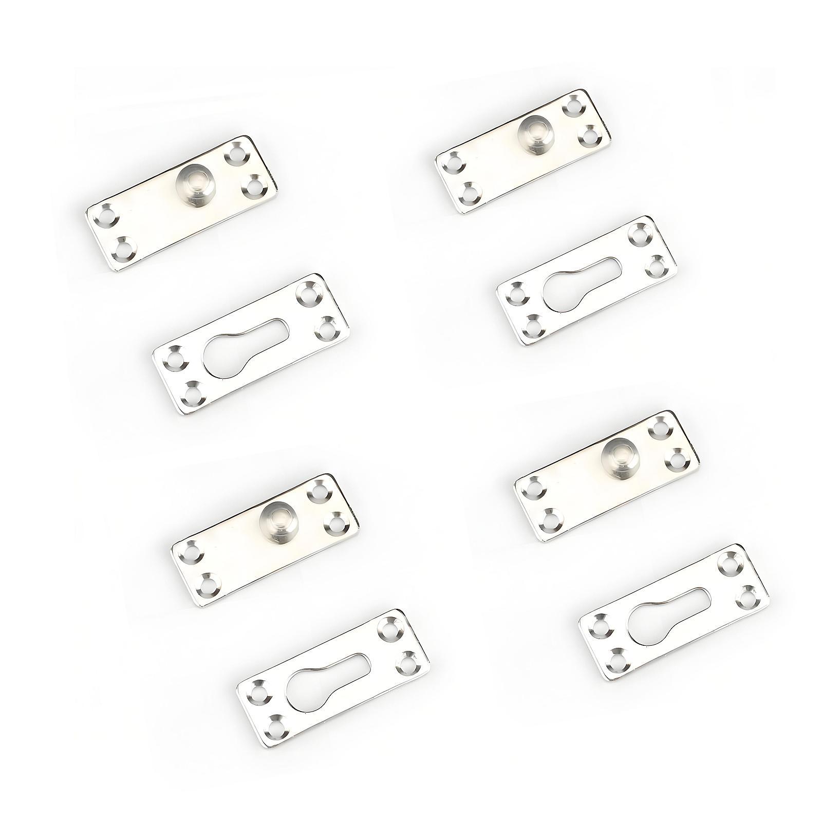 4Pcs Bed Rail Fasteners Premium Connector Iron Thickened Connecting Fittings