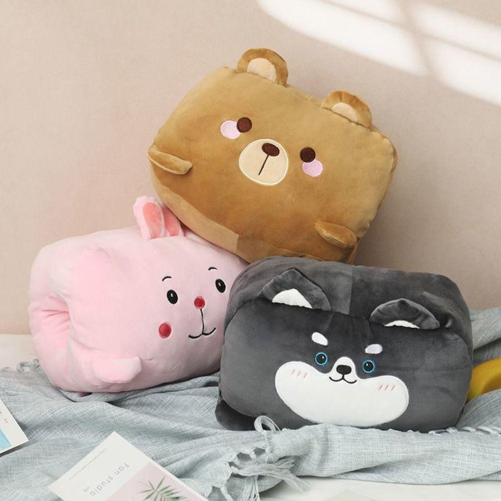 Keep Warm Office Nap Pillow Super Soft Pillow Stuffed Toy Hand Warmer Plush Pillow Female Gift