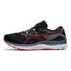 Asics Gel Nimbus 23 2E Ancho Negro Rojo Eléctrico Zapatillas Hombre 1011B006-007