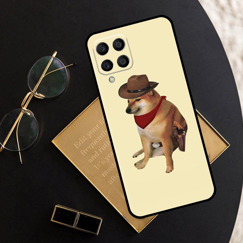 Shiba Inu Cute Cartoon Art For Samsung Galaxy M06 M16 M12 M13 M14 M15 M35 M55 M34 M54 M33 M53 M21 M31 M11 M32 M52 Case