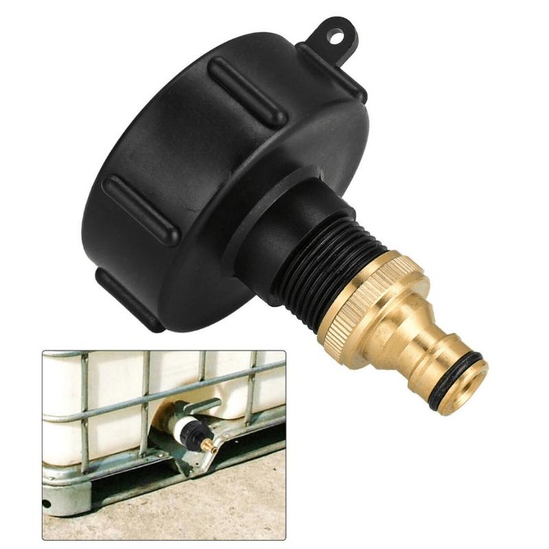 1pc IBC Tote Barrel Faucet - Durable Plastic, Garden Hose Adapter for Watering & Lawn Care