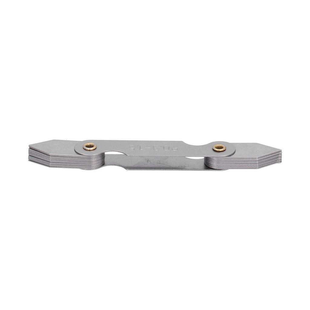 Screw Thread Pitch Gauge Metric Inch Integral Blade Measuring Tool Hardware R0.3?1.5mm