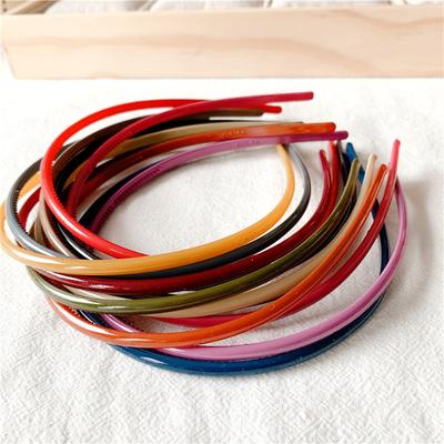 Bright Color Hairband Women Plastic Solid Color Thin Edge Toothed Non-slip Hair Hoop Headbands Girls Hair Accessories
