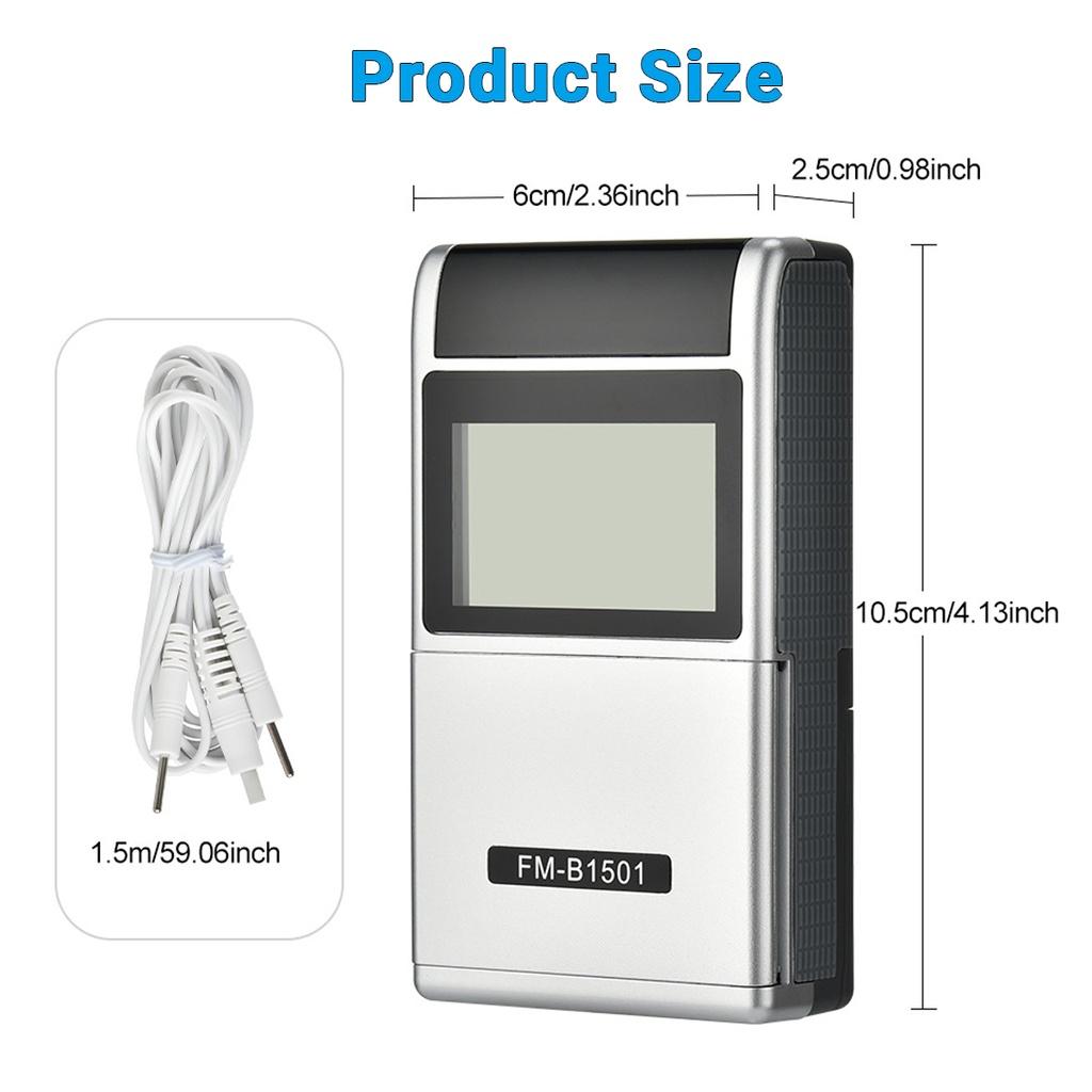 20 режимов Полный массажер Цифровая терапия Облегчение боли Акупунктура Электрический TENS аппарат Портативный импульсный массажер