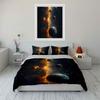Cosmic Galaxy Planet Design Bedding Duvet Cover Set Duvet Cover Pillowcases  (1*Duvet Cover 2*Pillowcases, without duvet insert)