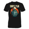 Simple Plan Skelettjacke Grafik Mehrfarbig Kurzarm Unisex T-Shirt