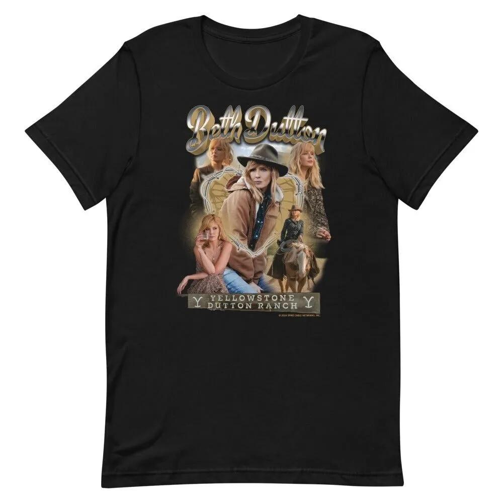 Unisex Short Sleeve Crew Neck Cotton T Shirt Yellowstone Beth Heartthrob XXXL