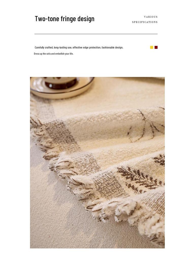 Hochwertiger Chenille Winter Sofabezug - Plüschig und luxuriös im Retro-Französischen Stil