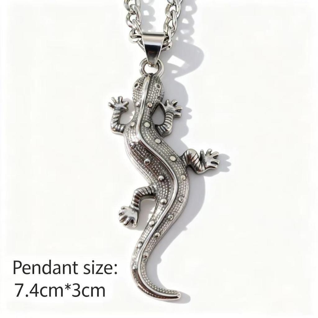 HNSP 316L Stainless Steel Animal Turtle Pendant Necklace For Men Punk Style  Accessories Male Gift