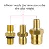 1/8 NPT 1/4 NPT M8x1 Tire Valve Stems With Cap Tank Air Valve Durable Pressure Valve