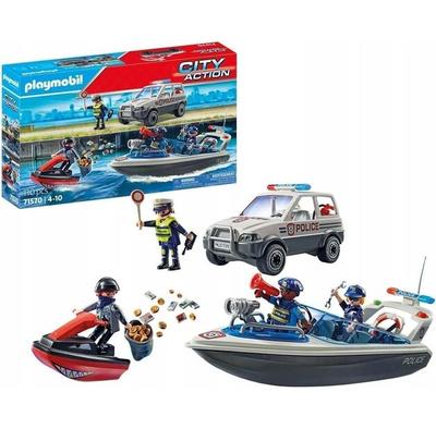 Playmobil 71570 Police Water Chase Building Set