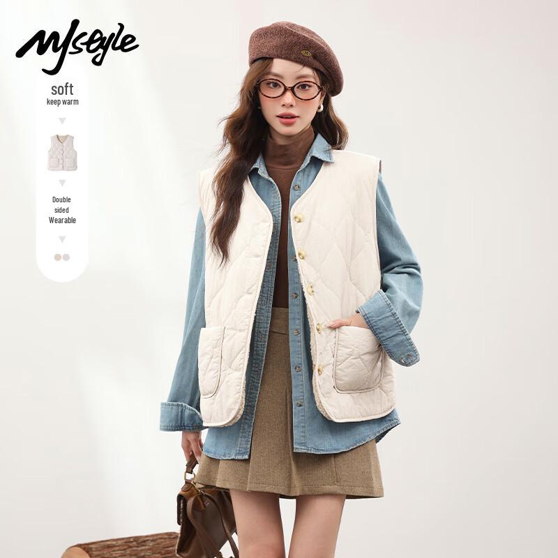 

MJ STYLE Women s Reversible Round Neck Vest