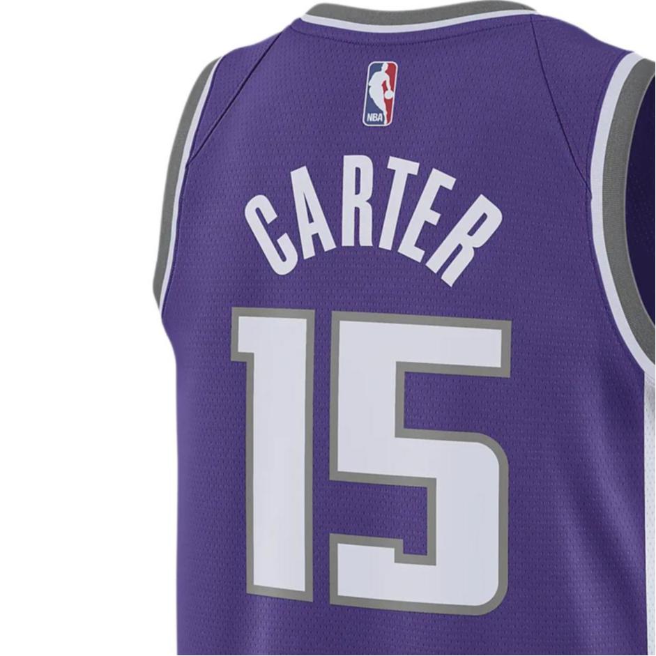 Nike Débardeur de basket-ball imprimé version fan Swingman limitée équipe NBA pour homme, hauts violet 864507-519