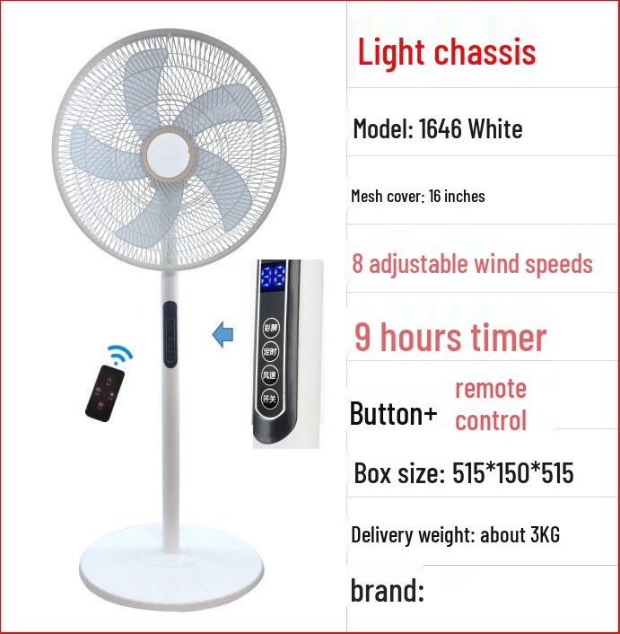 XLANKE Electric Oscillating Floor Fan with Remote Control - Silent Vertical Design for Home