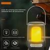 LED Camping Lantern Rechargeable Outdoor Tent Light with Power Bank Function Portable Hanging Lantern for Hiking