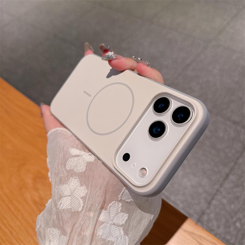 

For Magsafe Magnetic Wireless Charge Phone Case for IPhone 17 Air 17 17 Pro 17 Pro Max Matte TPU+PC Shockproof Hard Cover iPhone17 Pro