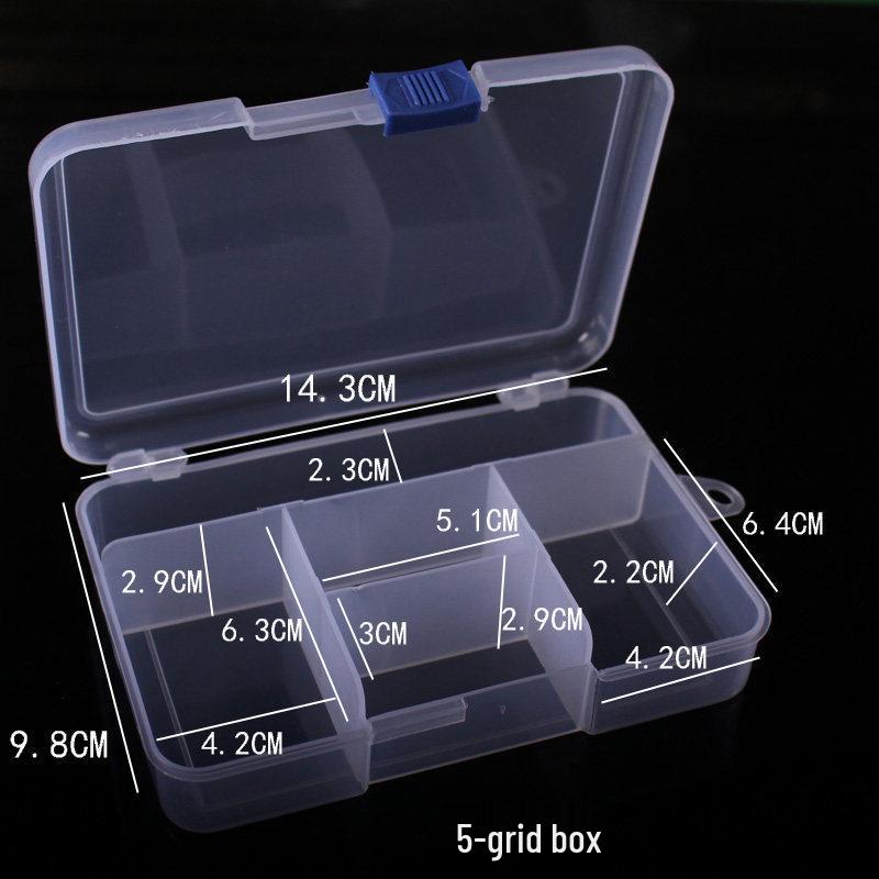 PP Transparent Dustproof Lock Box for Jewelry, Keys, Electronic Parts, and Ornaments