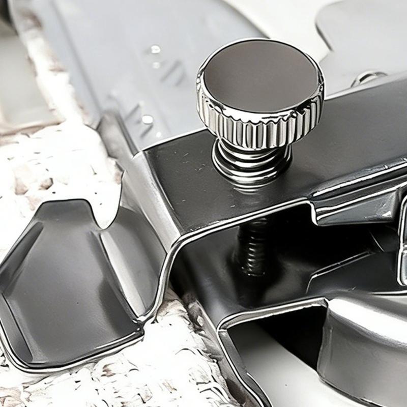 Verstellbare Dicke Nähnahtführung Kreisform Metall Magnetische Nahtführung zum Säumen Gerade/Geschwungene Nähte