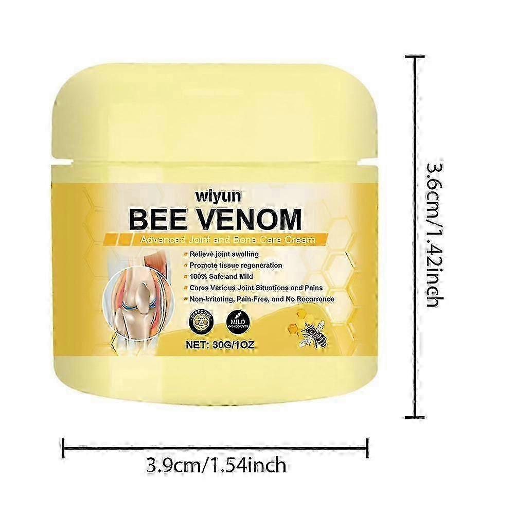 Bee Venom Joint Bone Care Cream for Pain Relief, Soothing Massage Cream for Men & Women, Deep Penetration, Fast Acting