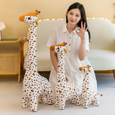 40/67/100cm Baby Soothing Doll Pillow Standing Super Soft Plush Doll Decoration Giraffe Doll Does Not Shed Hair