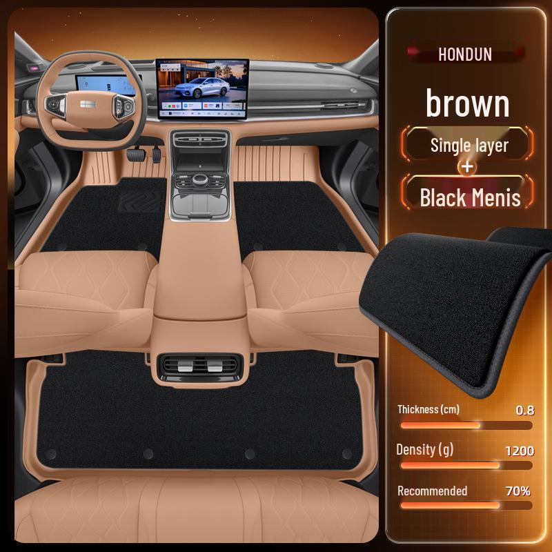 Floor Mats for Geely Galaxy A7 (2025) - TPE Car Interior Modification Accessory