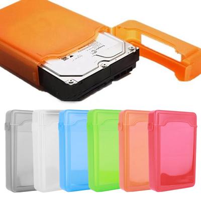 3,5-palcové puzdro na HDD Caddy IDE SATA Prachotesné Plastové Prenosné Ochranné puzdro na pevný disk Nárazuvzdorné puzdro na HDD Pevný disk Viacfarebné
