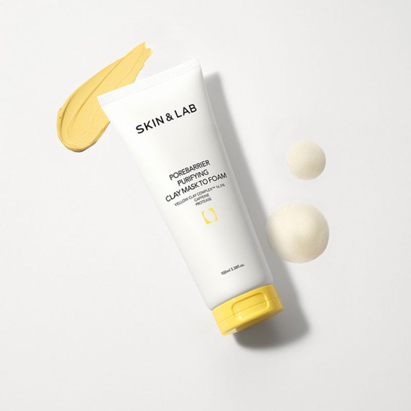 

SKIN&LAB Pore Barrier Purifying Clay Mask to Foam 100ml single type