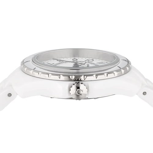 Coach Watch PRESTON Black Dial Quartz Daily Waterproof Mineral Glass 33mm Ceramic 14503462 Women's White