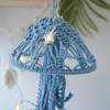 Nordic Handmade Cotton Rope Jellyfish Hanging Ornament for Children's Room or Bedroom