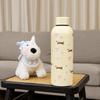 Bowknot Dachshund Insulated Cup 500ml Water Bottle Cute Travel Insulated Flask  Car Use