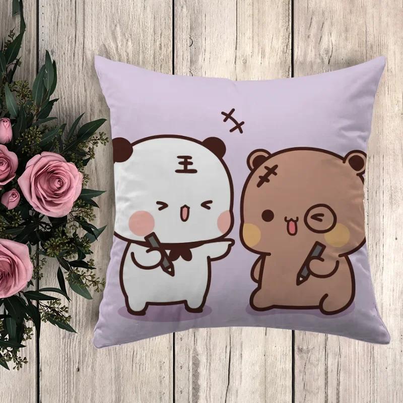 

Anime Pillow Bubu Dudu Decorative Pillows for Sofa Pillowcase Pilow Cases Cushion Cover Fall Decor Car Decorationz,(11) 66x66cm