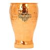 Copper Glass Tumbler, Hammered Design, Drinkware, 430 ML, Pack of 4