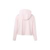 Adidas Solid Color Brand Logo Hooded Sun Protection Jacket Women Jackets Pink IT2489