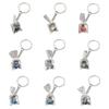Creative Resin Water Bag Keychain Charm Stylish Resin Fish Keychain with Transparent Water Bag Chic Hangings Decoration