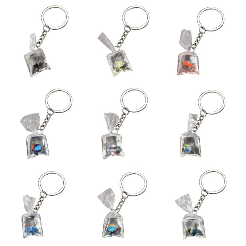 Creative Marine Life Keychain Pendant Practical Keyrings Charm for Women Girls
