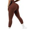 Γυναικεία παντελόνια γιόγκα με ραβδώσεις Ψηλόμεσο κολάν γυμναστικής Στερεά αθλητική γυμναστική χωρίς ραφές Γυναικείο κολάν Προπόνηση για τρέξιμο Καλσόν γυμναστικής για έλεγχο της κοιλιάς