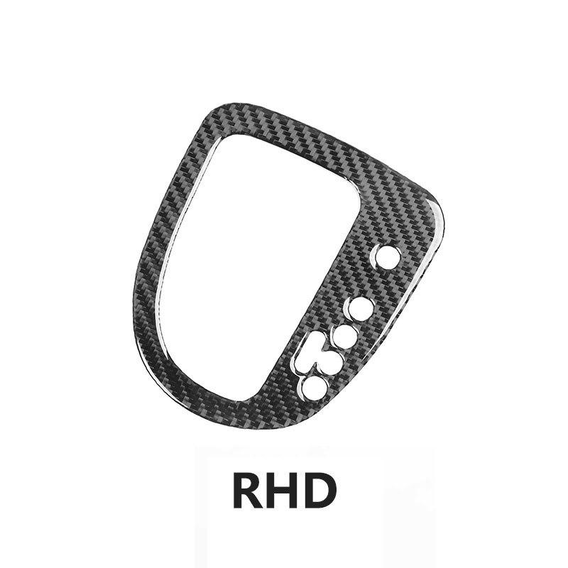 For Seat Leon 2005 2006 2007 2008 2009 2010 2011 2012 Car Soft Carbon Fiber Interior Accessories Gear Shift Panel Trim