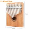Kalimba Başparmak Piyano 17 21 Tuşlar Maun Ahşap Taşınabilir Parmak Piyano Kombinasyonları Çocuklar için Hediyeler