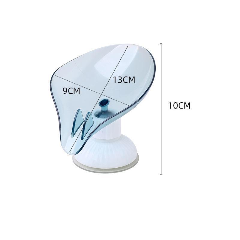Leaf Shape Soap Dish Soap Box Soap Holder Sponge Drain Box Shower Soap Sponge Storage Holder Plate Kitchen Bathroom Supplies