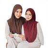 Malaysian New Version Polyester Hijab Spring Instant Hijab Multi Color In Stock